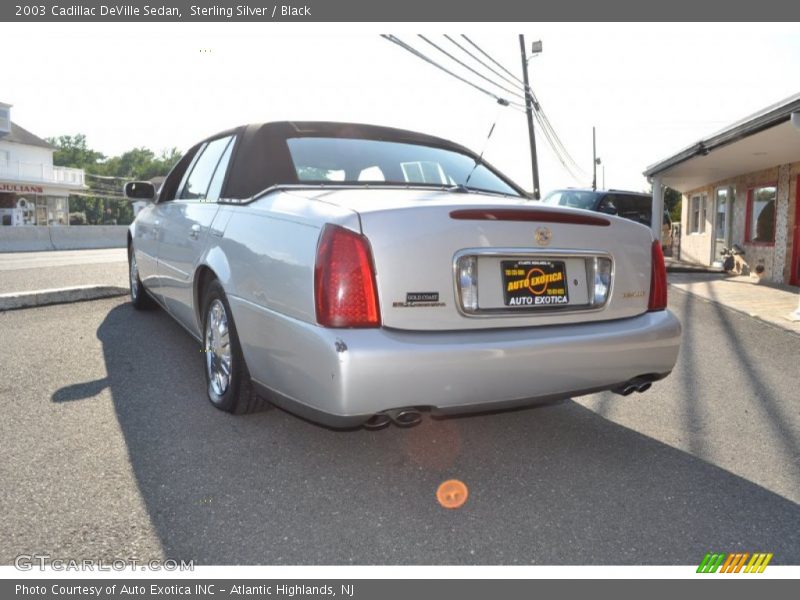 Sterling Silver / Black 2003 Cadillac DeVille Sedan