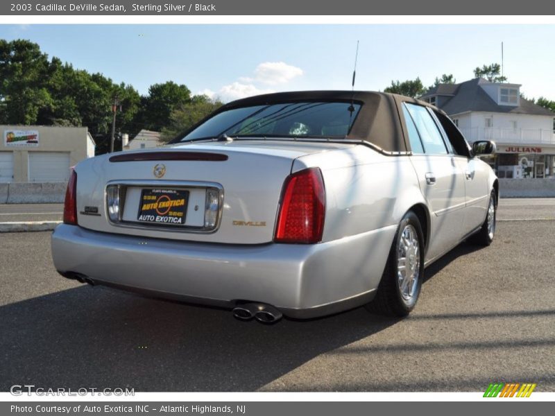 Sterling Silver / Black 2003 Cadillac DeVille Sedan