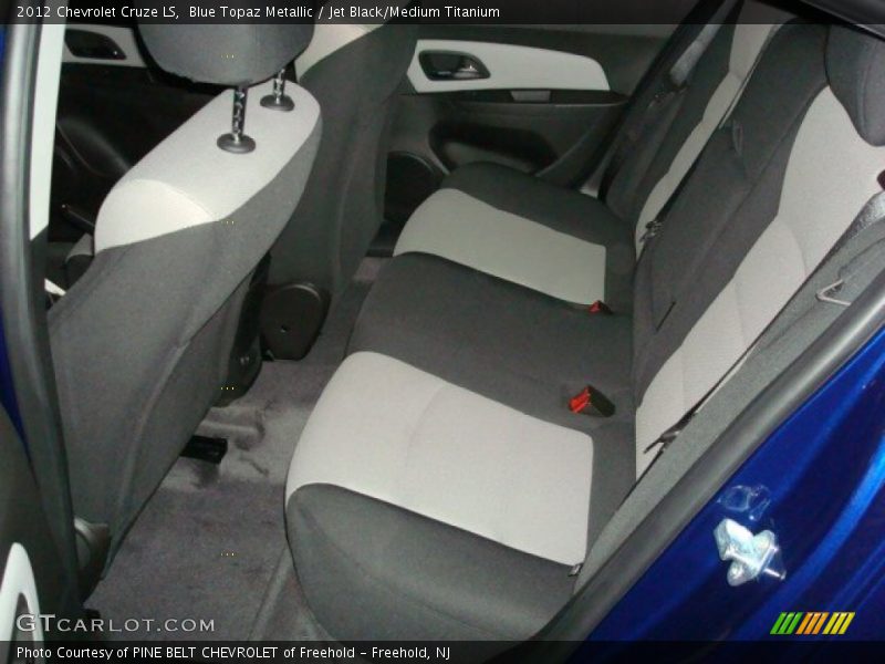 Blue Topaz Metallic / Jet Black/Medium Titanium 2012 Chevrolet Cruze LS