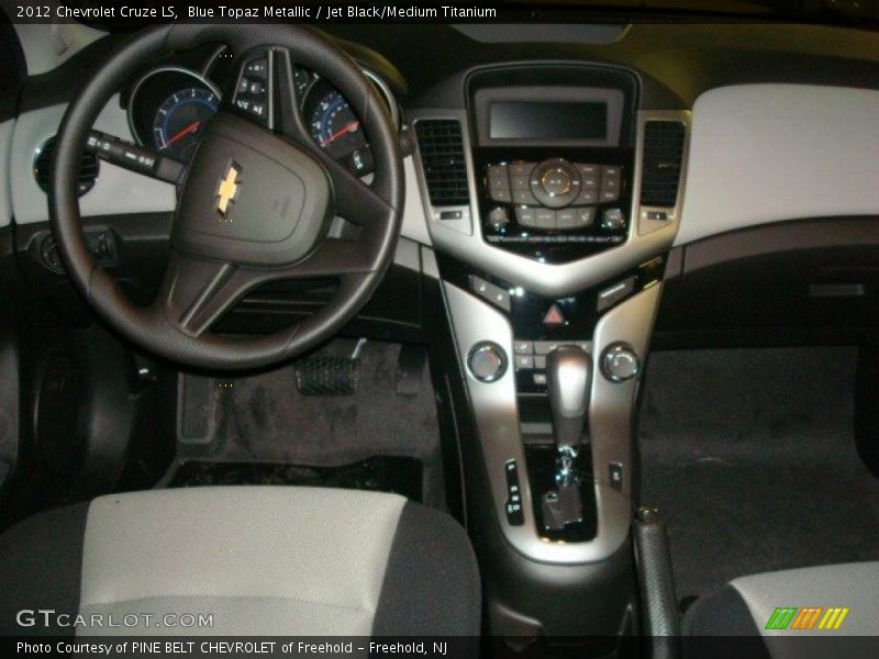 Blue Topaz Metallic / Jet Black/Medium Titanium 2012 Chevrolet Cruze LS