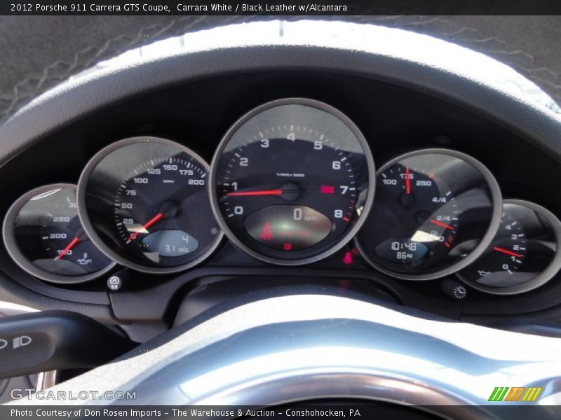  2012 911 Carrera GTS Coupe Carrera GTS Coupe Gauges