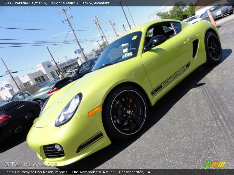 Peridot Metallic / Black w/Alcantara 2012 Porsche Cayman R