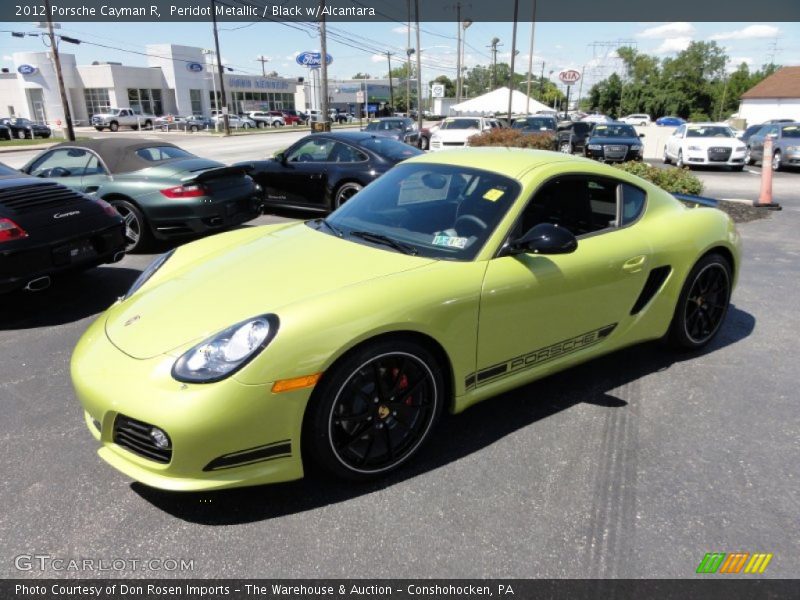 Peridot Metallic / Black w/Alcantara 2012 Porsche Cayman R