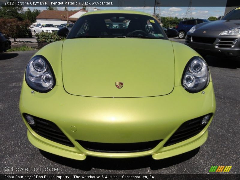 Peridot Metallic / Black w/Alcantara 2012 Porsche Cayman R