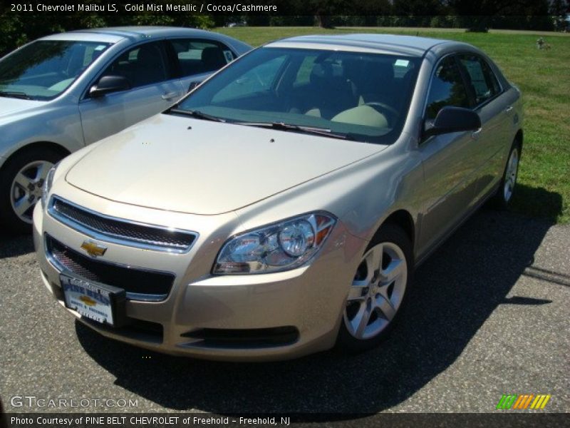 Gold Mist Metallic / Cocoa/Cashmere 2011 Chevrolet Malibu LS