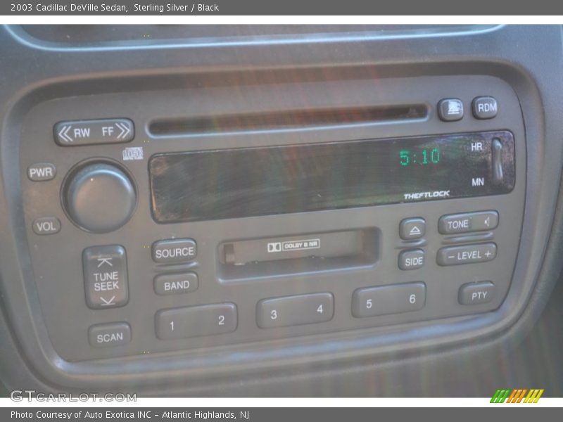 Sterling Silver / Black 2003 Cadillac DeVille Sedan