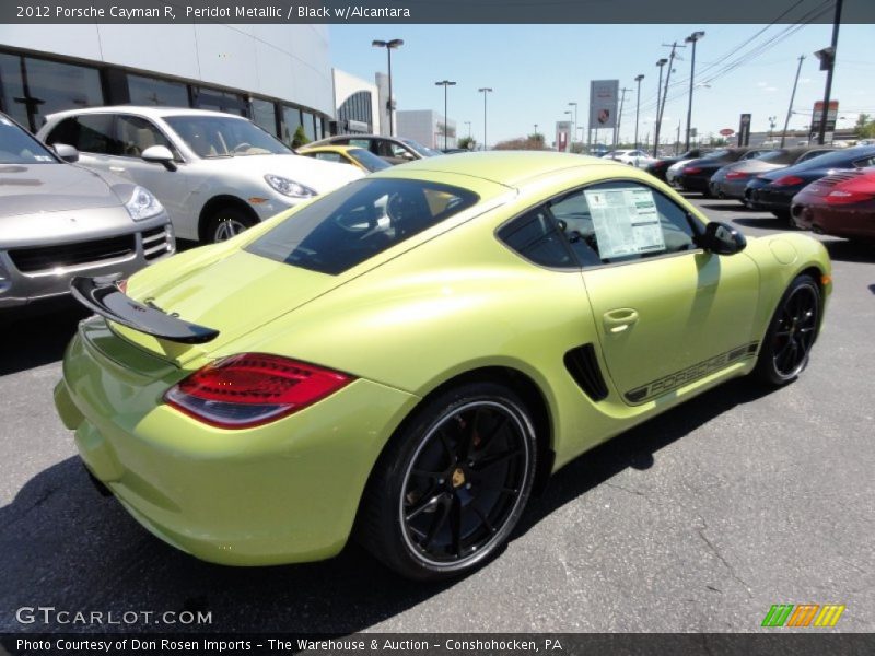 Peridot Metallic / Black w/Alcantara 2012 Porsche Cayman R