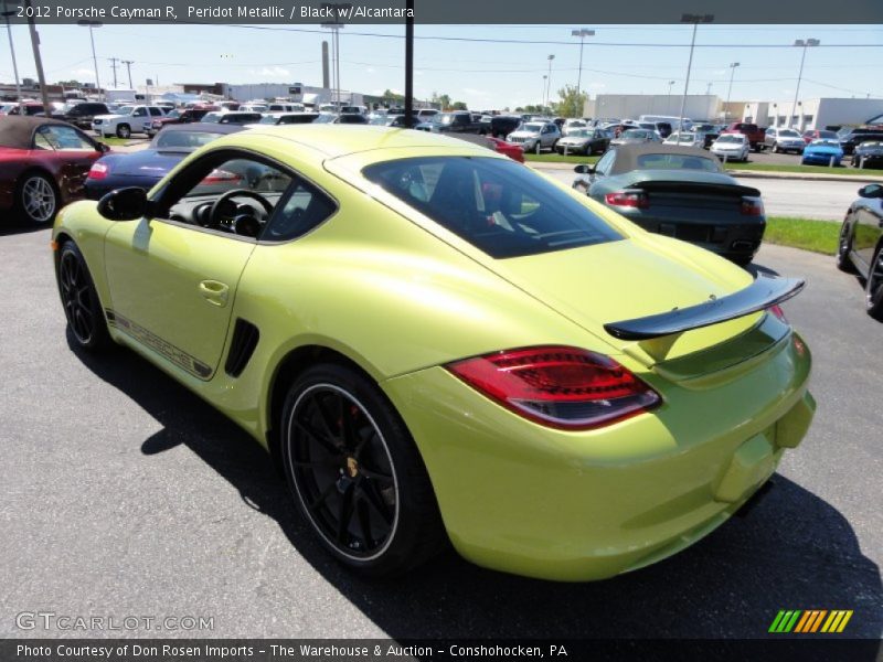 Peridot Metallic / Black w/Alcantara 2012 Porsche Cayman R