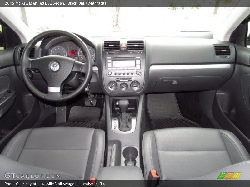 Black Uni / Anthracite 2009 Volkswagen Jetta SE Sedan