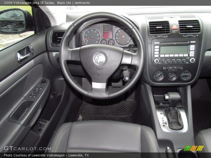 Black Uni / Anthracite 2009 Volkswagen Jetta SE Sedan