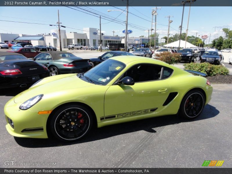 Peridot Metallic / Black w/Alcantara 2012 Porsche Cayman R