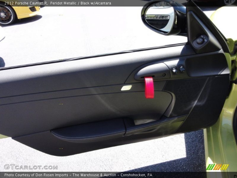 Peridot Metallic / Black w/Alcantara 2012 Porsche Cayman R