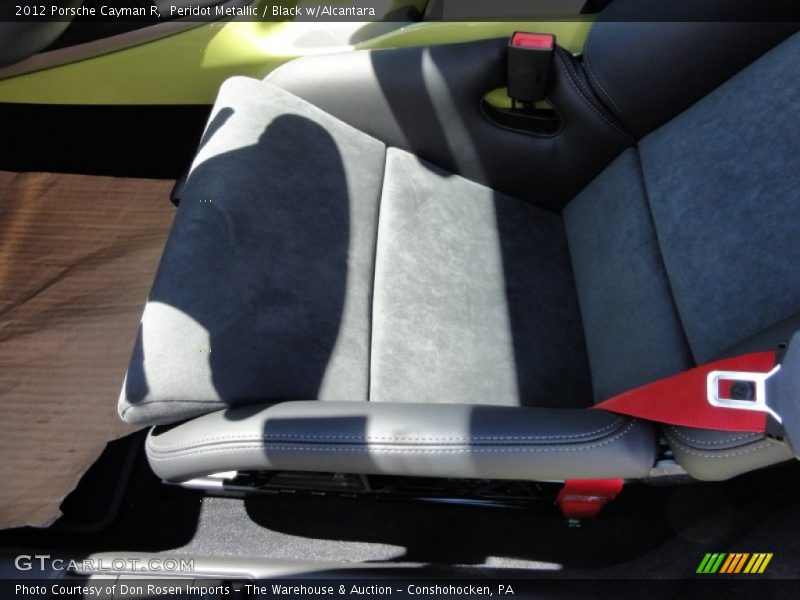 Peridot Metallic / Black w/Alcantara 2012 Porsche Cayman R