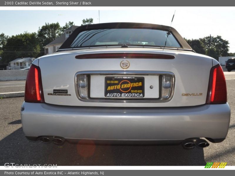 Sterling Silver / Black 2003 Cadillac DeVille Sedan