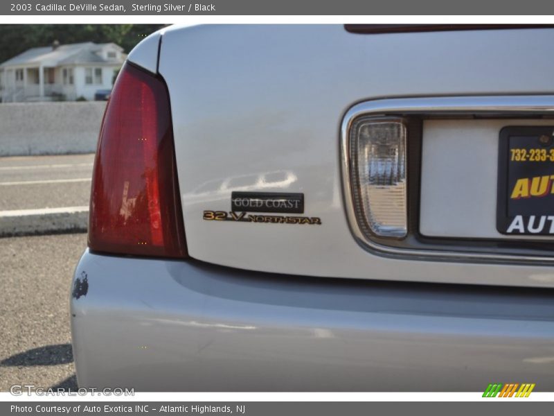 Sterling Silver / Black 2003 Cadillac DeVille Sedan