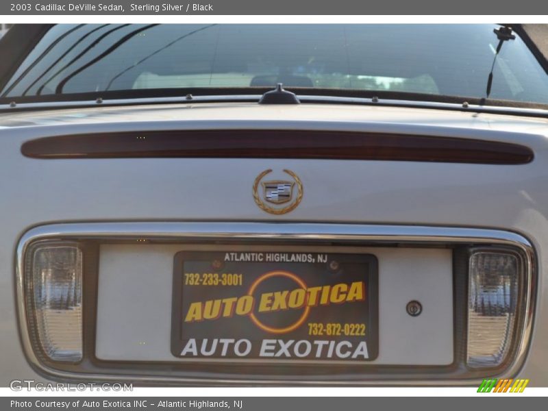 Sterling Silver / Black 2003 Cadillac DeVille Sedan