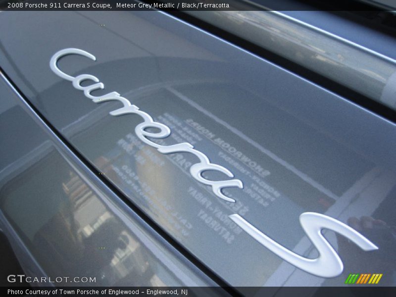 Meteor Grey Metallic / Black/Terracotta 2008 Porsche 911 Carrera S Coupe