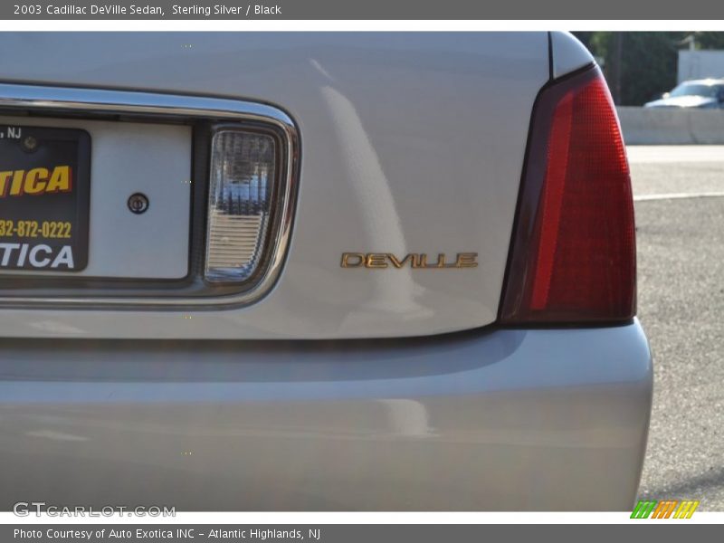 Sterling Silver / Black 2003 Cadillac DeVille Sedan
