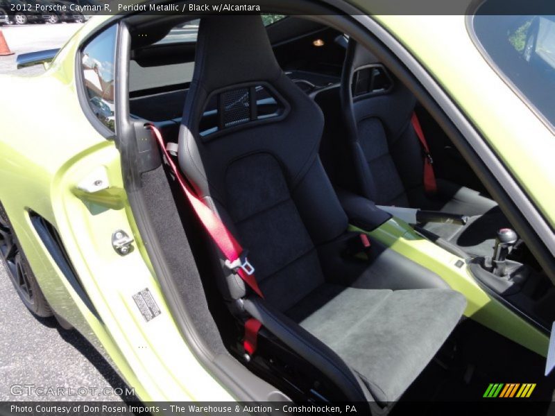 Peridot Metallic / Black w/Alcantara 2012 Porsche Cayman R