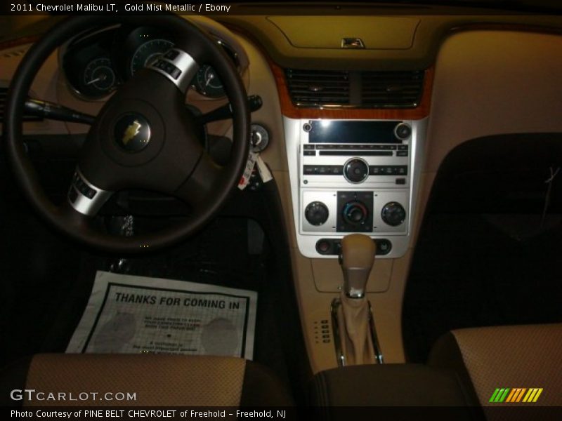 Gold Mist Metallic / Ebony 2011 Chevrolet Malibu LT