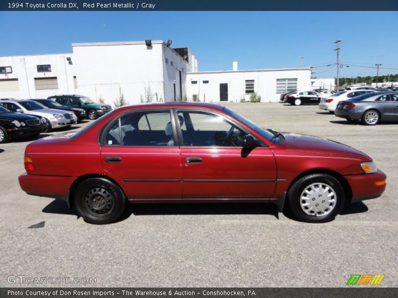 Red Pearl Metallic / Gray 1994 Toyota Corolla DX