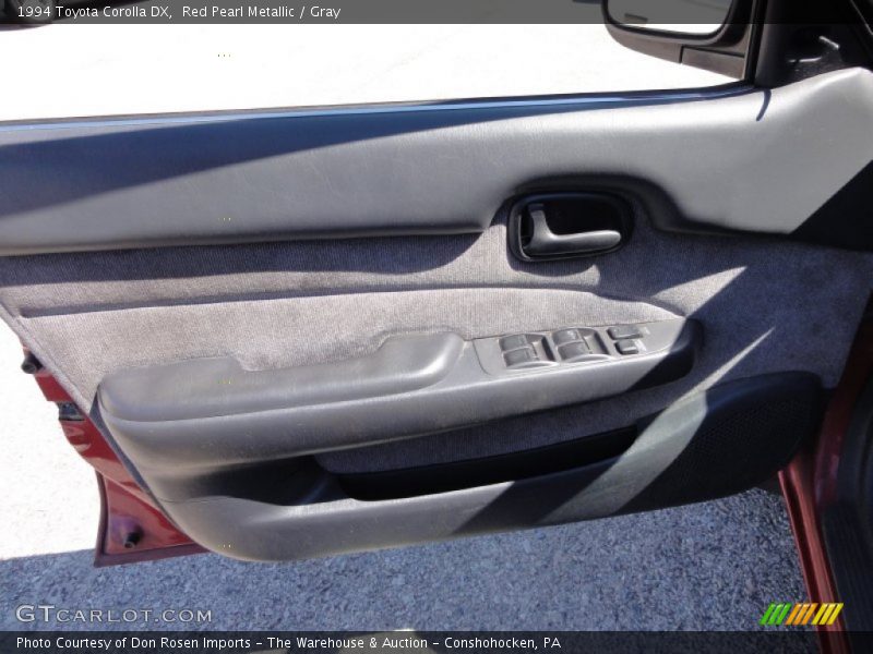 Red Pearl Metallic / Gray 1994 Toyota Corolla DX