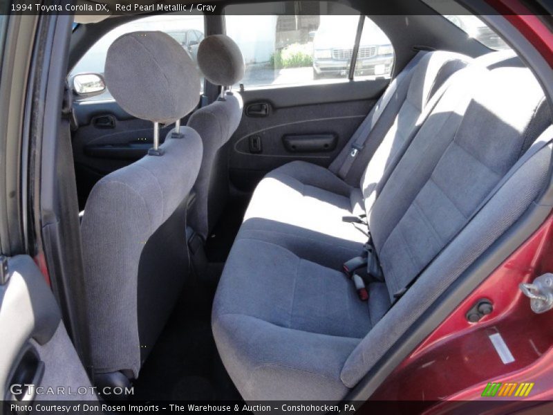 Red Pearl Metallic / Gray 1994 Toyota Corolla DX
