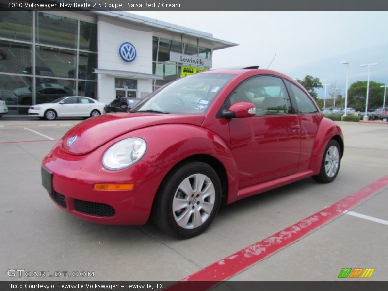Salsa Red / Cream 2010 Volkswagen New Beetle 2.5 Coupe
