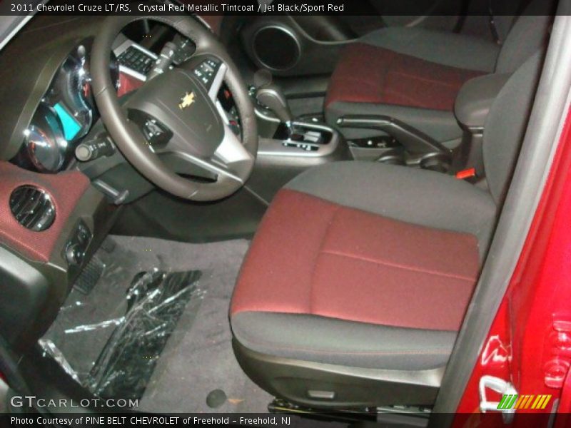 Crystal Red Metallic Tintcoat / Jet Black/Sport Red 2011 Chevrolet Cruze LT/RS
