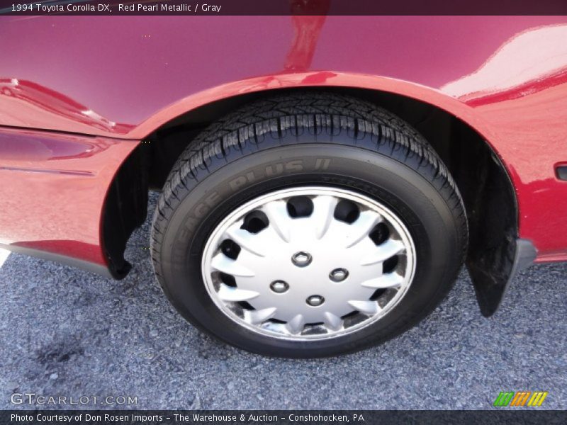 Red Pearl Metallic / Gray 1994 Toyota Corolla DX