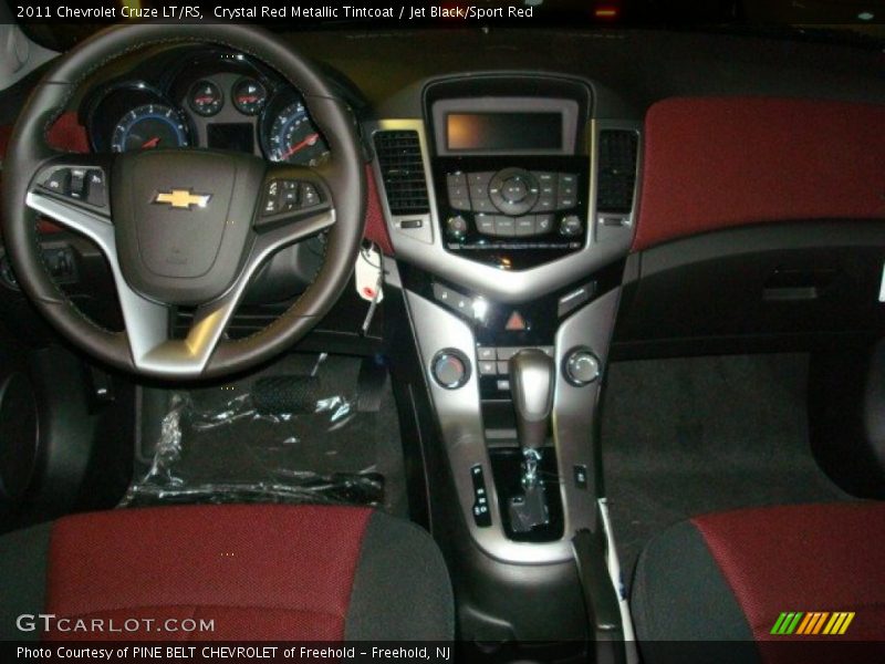 Crystal Red Metallic Tintcoat / Jet Black/Sport Red 2011 Chevrolet Cruze LT/RS