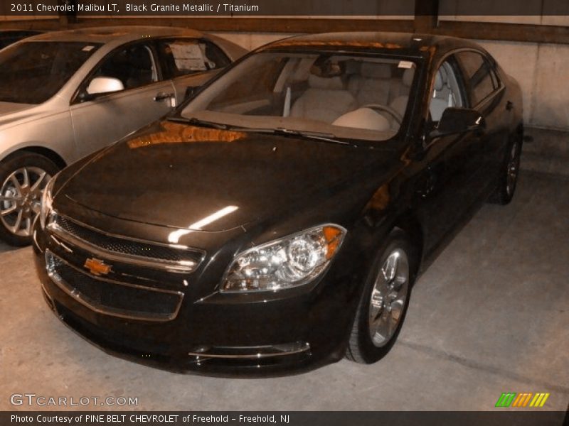 Black Granite Metallic / Titanium 2011 Chevrolet Malibu LT
