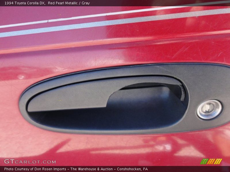 Red Pearl Metallic / Gray 1994 Toyota Corolla DX