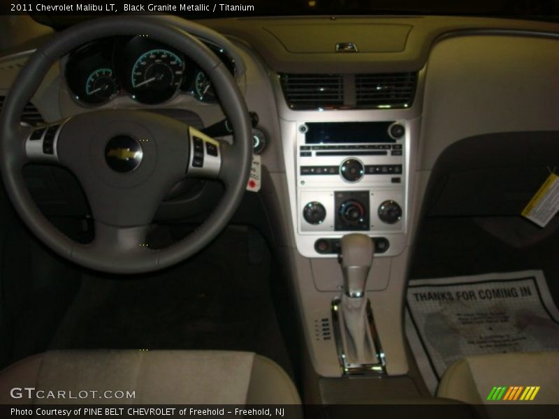 Black Granite Metallic / Titanium 2011 Chevrolet Malibu LT
