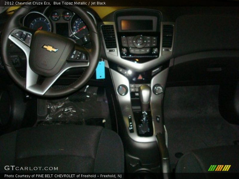 Blue Topaz Metallic / Jet Black 2012 Chevrolet Cruze Eco