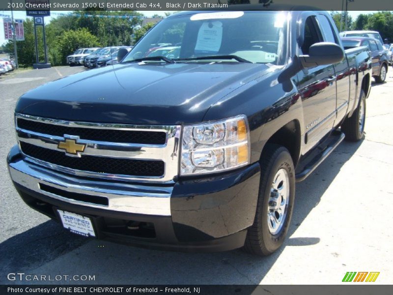 Black / Dark Titanium 2010 Chevrolet Silverado 1500 LS Extended Cab 4x4