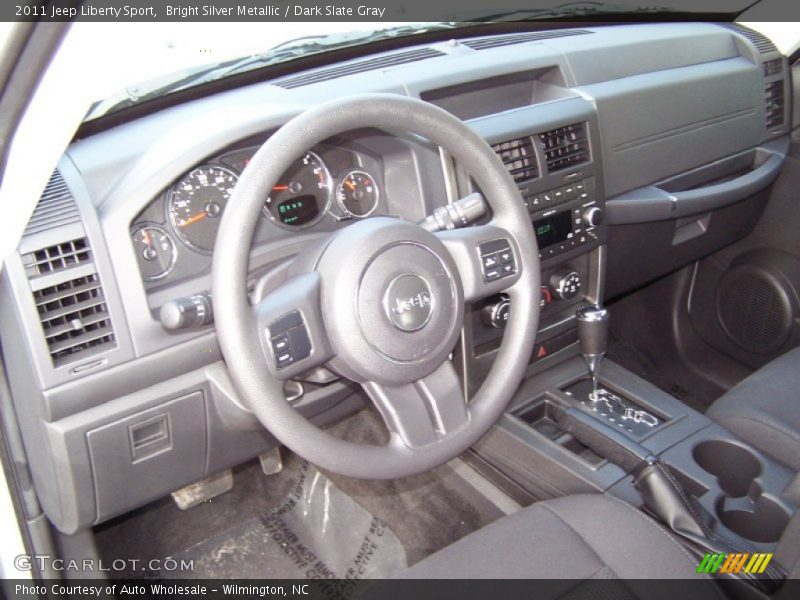 Bright Silver Metallic / Dark Slate Gray 2011 Jeep Liberty Sport