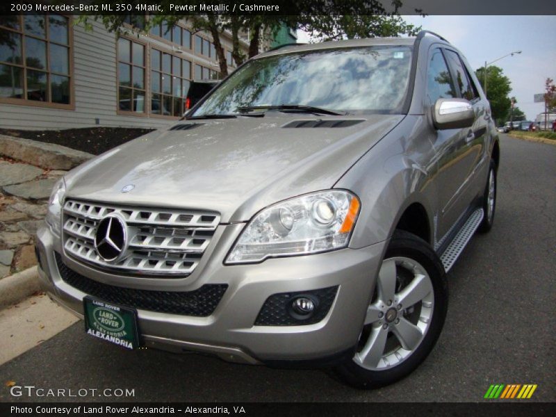 Pewter Metallic / Cashmere 2009 Mercedes-Benz ML 350 4Matic