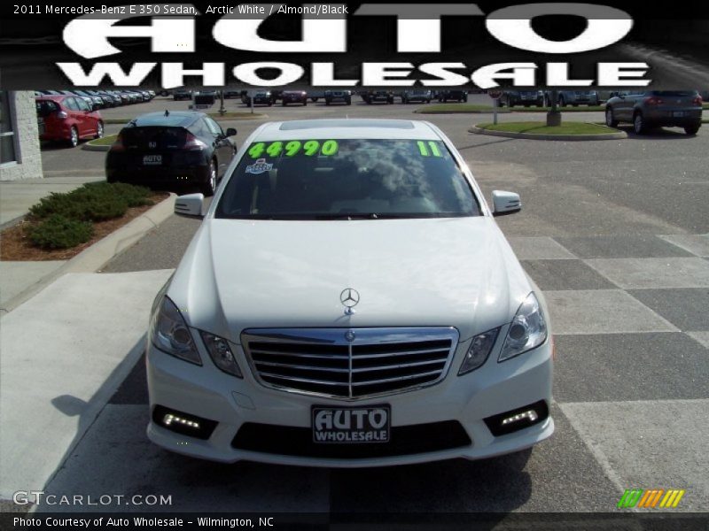 Arctic White / Almond/Black 2011 Mercedes-Benz E 350 Sedan