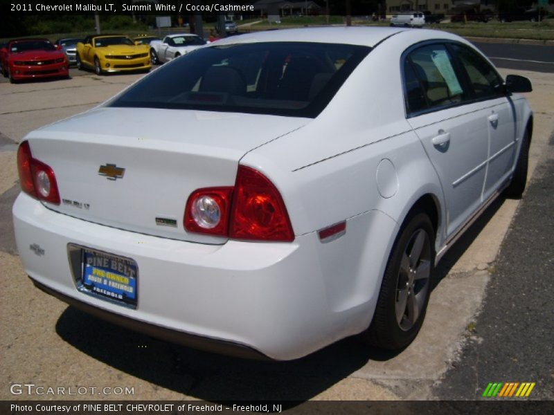 Summit White / Cocoa/Cashmere 2011 Chevrolet Malibu LT