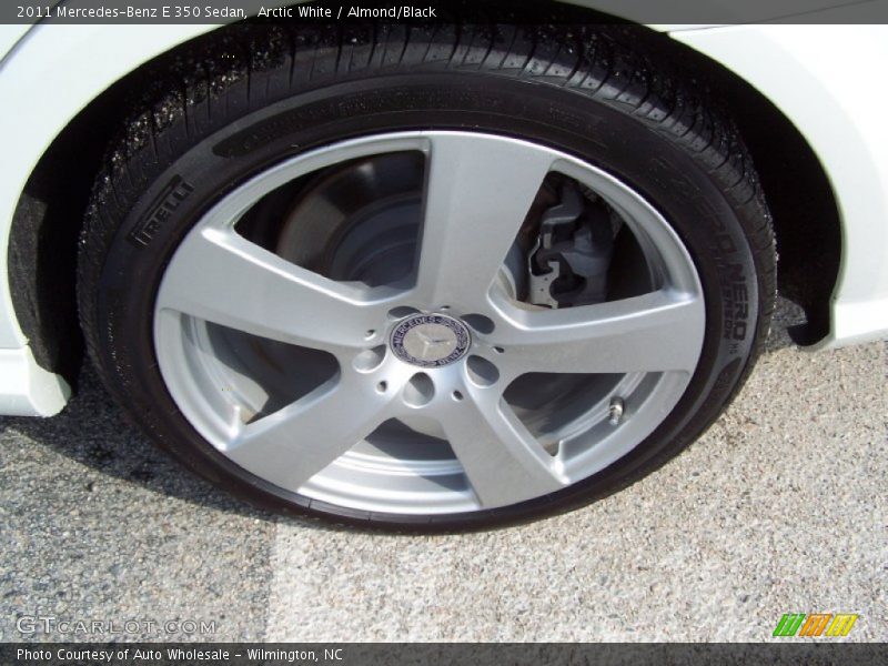 Arctic White / Almond/Black 2011 Mercedes-Benz E 350 Sedan