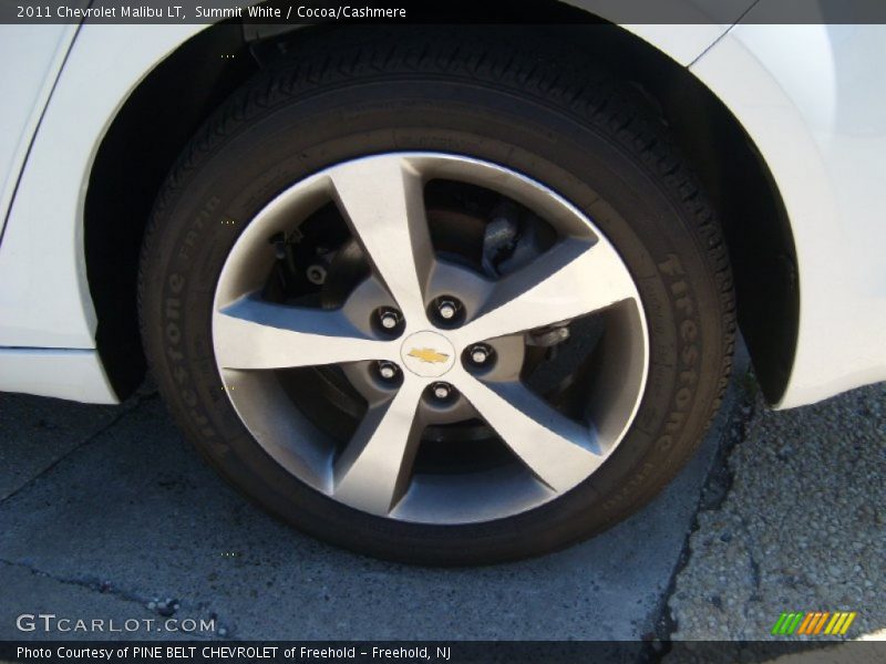 Summit White / Cocoa/Cashmere 2011 Chevrolet Malibu LT