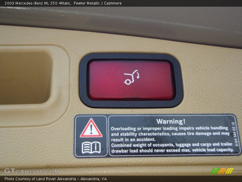 Pewter Metallic / Cashmere 2009 Mercedes-Benz ML 350 4Matic