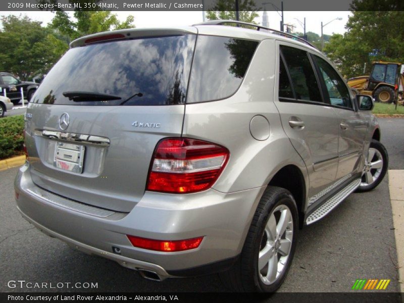 Pewter Metallic / Cashmere 2009 Mercedes-Benz ML 350 4Matic