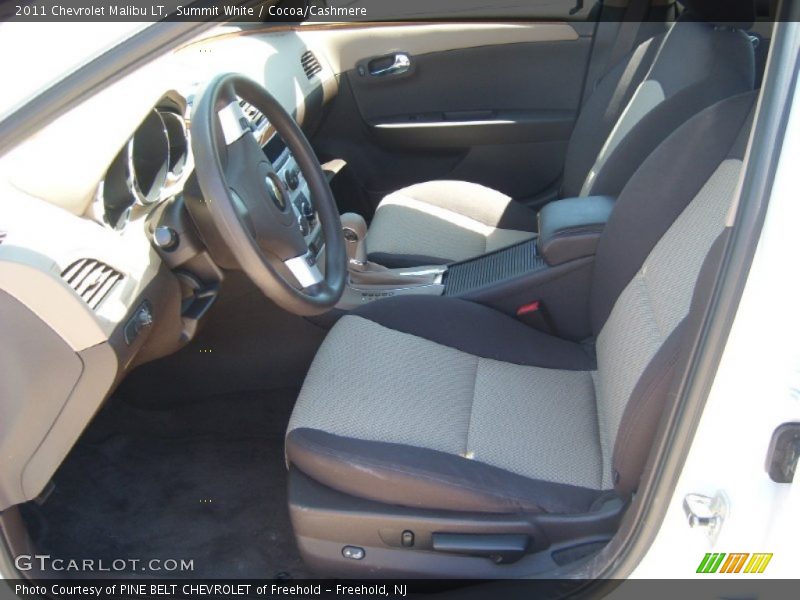 Summit White / Cocoa/Cashmere 2011 Chevrolet Malibu LT