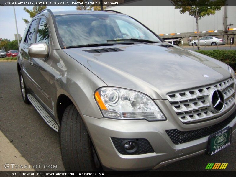 Pewter Metallic / Cashmere 2009 Mercedes-Benz ML 350 4Matic