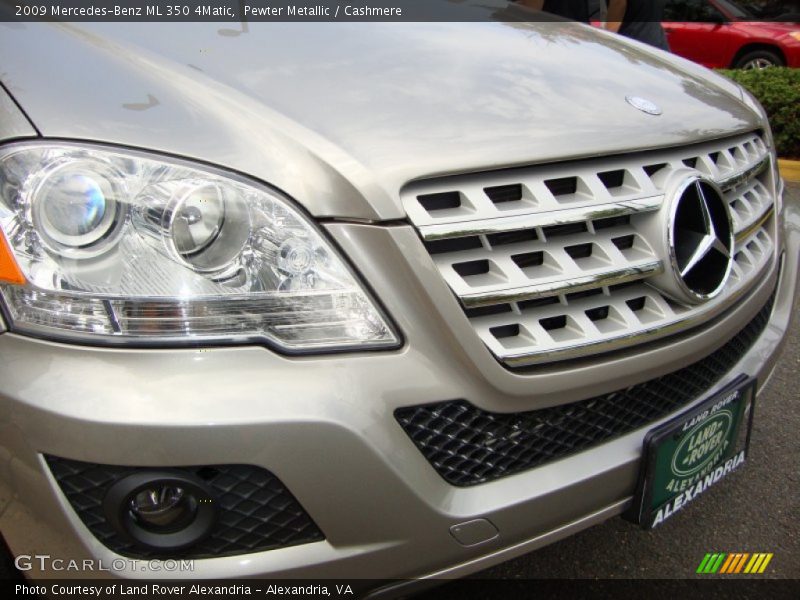 Pewter Metallic / Cashmere 2009 Mercedes-Benz ML 350 4Matic