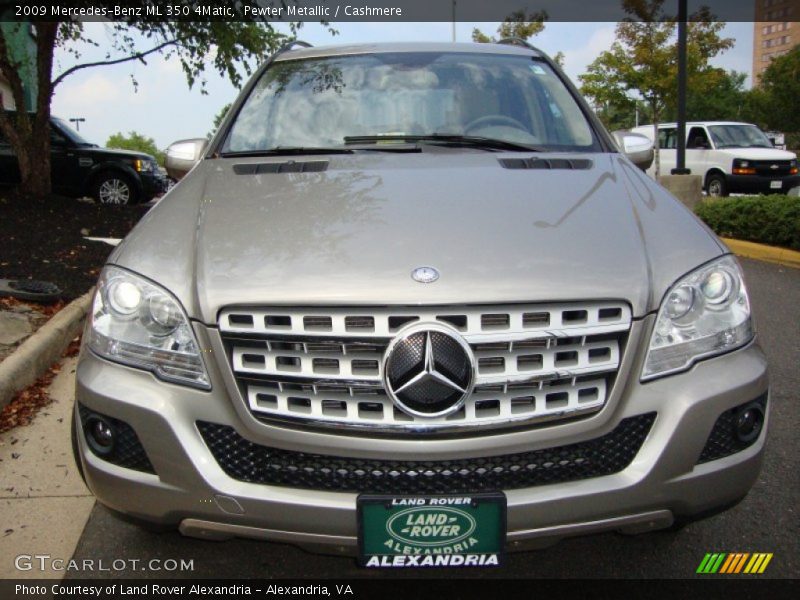 Pewter Metallic / Cashmere 2009 Mercedes-Benz ML 350 4Matic