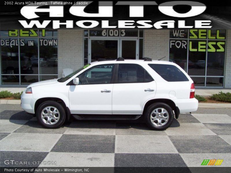 Taffeta White / Saddle 2002 Acura MDX Touring