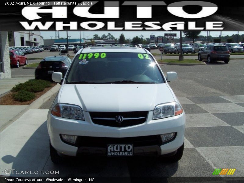 Taffeta White / Saddle 2002 Acura MDX Touring